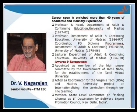 Prof Nagarahan - korea - India